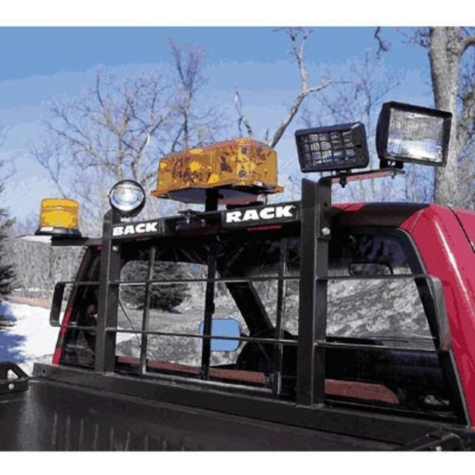 Backrack Light Bar and Secures Cargo